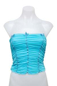 Fairy Core: #206 Fhori Strapless Top Blue | c. 203 | Size 6
