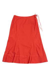 #136 J.crew Long Skirt Red | c. 208 | Size 6