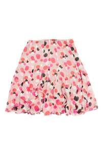 #138 Silk Acorn Long Skirt Pink | c. 208 | Size 6