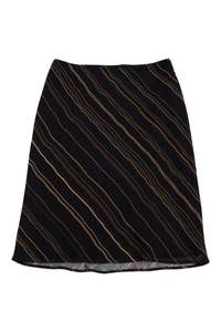 #144 Express Long Skirt Black | c. 208 | Size 8