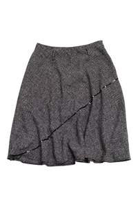 Bottoms: #153 Richard Malcolm Long Skirt Gray | c. 208 | Size 8