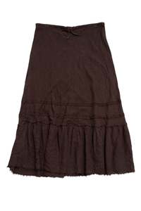 Bottoms: #154 Old Navy Long Skirt Brown | c. 208 | Size 8