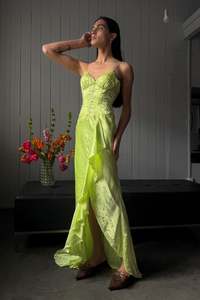Dresses: #162 Alfred Angelo Gown Green | c. 208 | Size 8