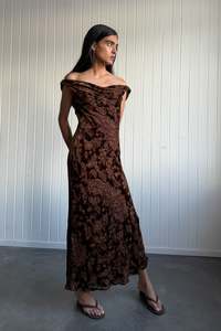 #181 Valerie Stevens Gown Brown | c. 208 | Size 8/10