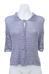 #096 Carol Anderson California Jumper Top Gray | c. 207 | Size 14