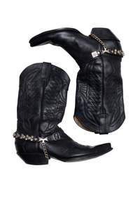 Shoes: #196 Boots Black | c. 205 | Size 11.5
