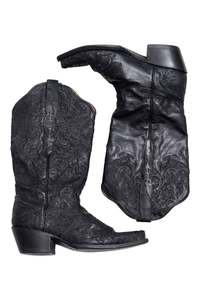 #162 Corral Boots Black | c. 201 | Size AU 7