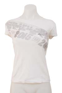 Baby Tees: #062 Sisley T-shirt White | c. 208 | Size 10