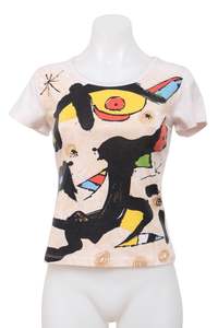 #069 Jean Paul T-shirt Pink | c. 208 | Size 10