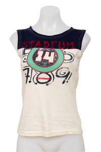 #072 Etam T-shirt White | c. 208 | Size 10/12