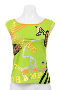 #079 Elisa Immagine T-shirt Green | c. 208 | Size 12