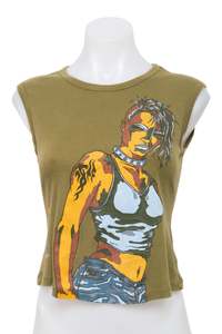 #086 Killah. T-shirt Green | c. 208 | Size 10
