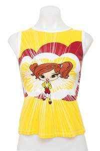 Baby Tees: #087 Zara Trf T-shirt Yellow | c. 208 | Size 10/12