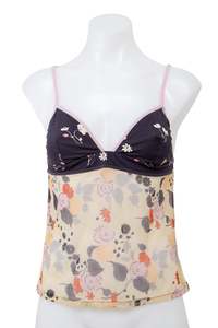 Lingerie: #027 Multi-Tone Cami Top Pink | c. 207 | Size 8
