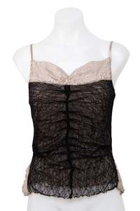 Lingerie: #123 Bisou Bisou By Michele Bohbot Cami Top Black | c. 206 | Size 8