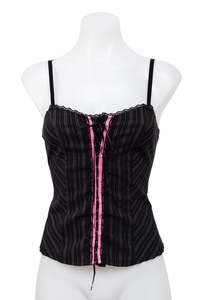 #133 Glamour Camisole Top Black | c. 206 | Size 8