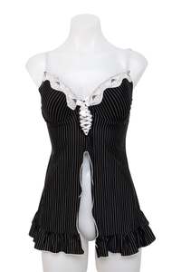 #021 Nature Intimates Camisole Black | c. 205 | Size 12D / 10
