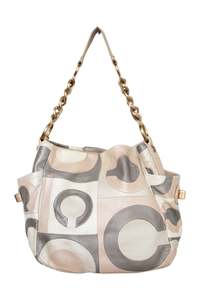 #174 Coach Patch-Work Bag Beige | c. 206