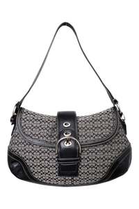 #217 Coach Flat Soho Bag Black | c. 204 |