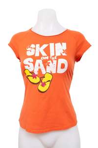 Sporty: #165 Bsk T-shirt Orange | c. 206 | Size 8