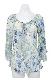 Fairy Core: #120 Candie's Long Sleeve White | c. 208 | Size 10
