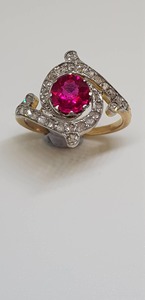 Products: 18ct Ruby and Diamond Ring