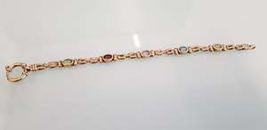 Products: A Multi coloured Stone Set Bracelet