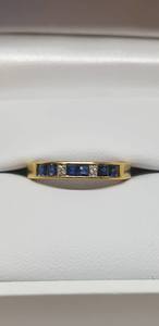 Products: Stunning Sapphire and Diamond Band