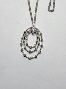 Products: Diamond Set Pendant And Chain