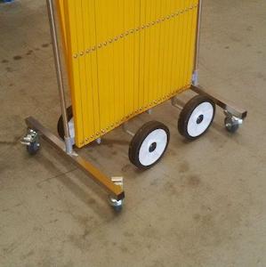 Popular: Mobile Expandable Barrier 1.0m (H) x 6.0m (L) - YELLOW