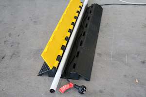 Cable Protectors: 2-Channel Flip-Top Cable Cover