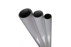 Product Catalogue: Aluminium Fluted Post - Powdercoated White