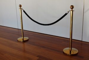 Deluxe Rope Stand Barrier – Ball Top