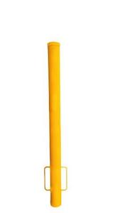 Steel Bollard Inground – Yellow