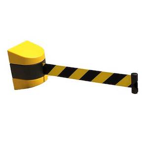 Plastic Wall Mount Retractable Barrier - 10 Metre Belt