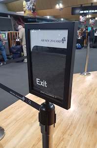 Queuing Stanchions 1: Sign Holders - to Suit Stanchions