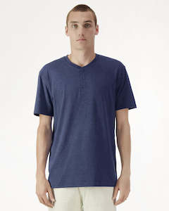 T-Shirt: 2004CVC American Apparel CVC Unisex Henley T-shirt