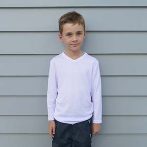 R455B Work-Guard Youth Longsleeve V-Neck Thermal
