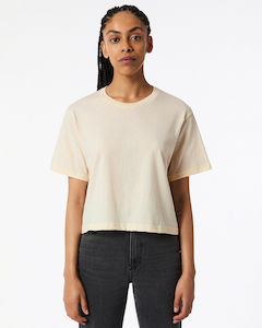102 American Apparel Women's Fine Jersey Boxy T-Shirt