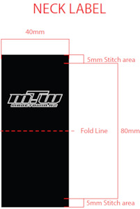 My: "Made to Win" Neck Label