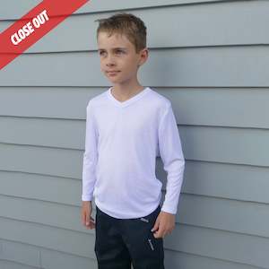 Sale: R455B Workguard Youth Longsleeve V-Neck Thermal- Clearance
