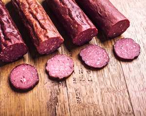Products: Goat Garlic Salami 250-280g - Premium Game