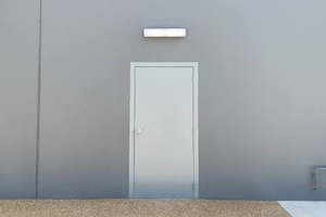 Frontpage: Personal Side Access Garage Door in Zincalume