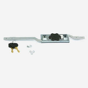 Roller Garage Door Parts: Roller Garage Door Lock - With Side Arms (Bars) 2.8M wide door