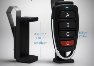 Garage & Gate Remote Sunvisor clip adjustable