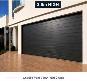 Colorsteel Rib-line Smooth Sectional Door 3600h And Choose From 2450w-6050 Wide