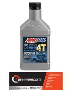 Premium Lubricant Oils: AMSOIL 4T 100% SYNTHETIC PERFORMANCE MOTORCYCLE OIL