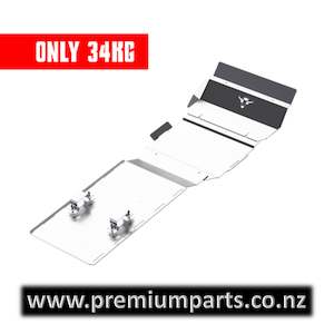 Underbody Armor: 2015-2023 Toyota N80 Hilux 4mm Stainless Steel - Front, Sump and Transmission Bash Plates