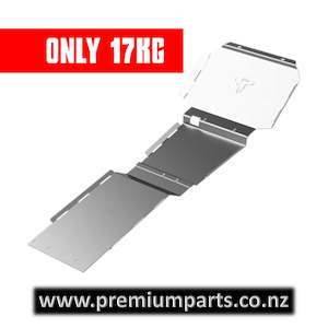 Underbody Armor: 2012-2021 Ford Ranger 6mm Aluminium - Front, Sump and Transmission Bash Plates