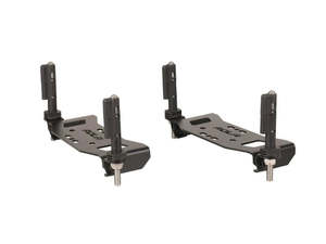 Vehicle Winches Recovery Equipment: ROLA Flat Mount Recovery Track Holder - Ratchet Tie Down Pair - 2.5cm x 3.6cm